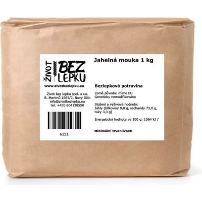 Život bez lepku Jahelná mouka hladká 1 kg