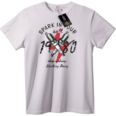 NOONEBRAND Тениска Запалителна Свещ - XL, Black