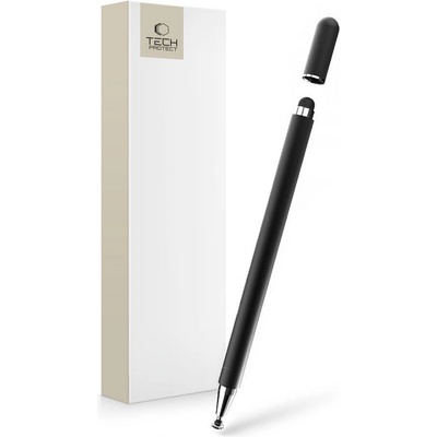 Tech-Protect Прецизен магнитен стилус с тънък връх от Tech Protect - Черен (795787711460)