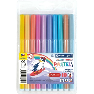 Centropen Colour World Pastel 7550 10 ks