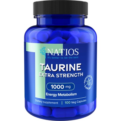 NATIOS Taurine Extra Strength 1000 100 kapsúl