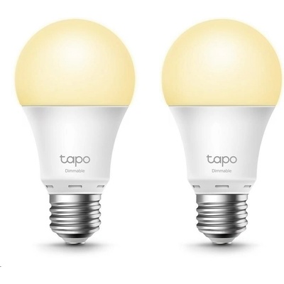 TP-Link Tapo L510E 2-pack chytrá WiFi stmívatelná LED žárovka bílá,2700K,806lm,2,4GHz,E27 Tapo L510E 2-pack