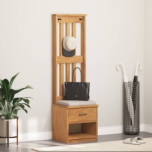 vidaXL vidaXLL Дърво за антре SANDNES 45x40x159, 5 cm масивна дървесина бор (4010481)