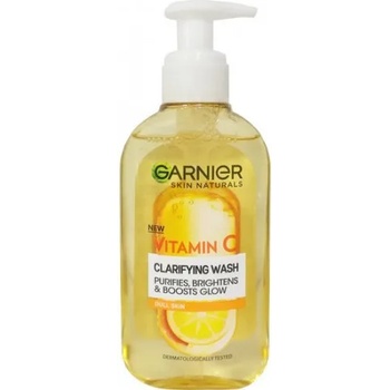 Garnier Skin Naturals Clarifying Wash Vitamin C - Почистващ гел за лице с витамин C, 200мл