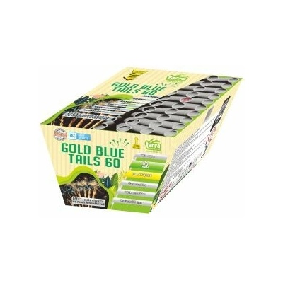 Baterie výmetnic gold blue tails 60 ran