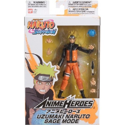 BANDAI Anime heroes naruto - uzumaki naruto sage mode (ah36907)