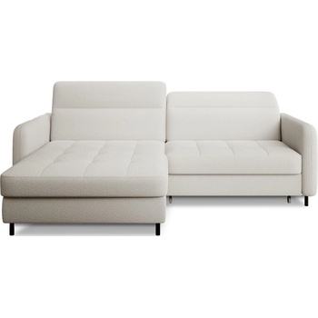 Eltap Кремав разтегателен ъглов диван с място за съхранение от букле (ляв ъгъл) Gomsi - ELTAP (CO-GOM-LT-01ROY)