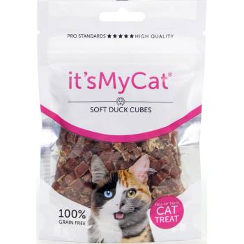 Image 1 of It’s My Cat It's My Cat Duck Soft Cubes Grain Free - Котешко лакомство меки кубчета патешко, без зърно, 50 гр