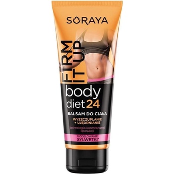 Soraya Body Diet 24 zoštíhľujúci balzam na spevnenie pokožky (Cosmetic Liposuction Technology) 200 ml