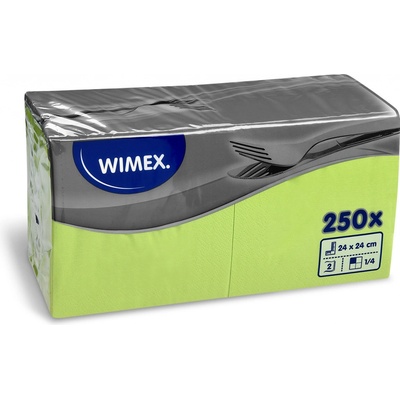 Wimex papírové ubrousky koktejlové žluto-zelené V 250ks 24x24cm