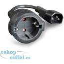 Gembird Power Adapter Cord IEC320 C14 -Schuko, M-F, 15cm
