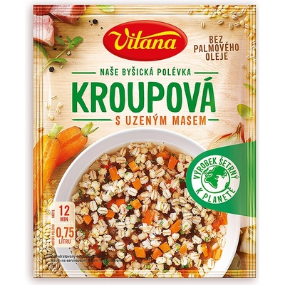 Vitana Kroupová polévka s uzeným masem 55 g