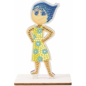 Craft Buddy Комплект за диамантена бродерия, Craft Buddy, Crystal Art Buddies, Joy, 7 части
