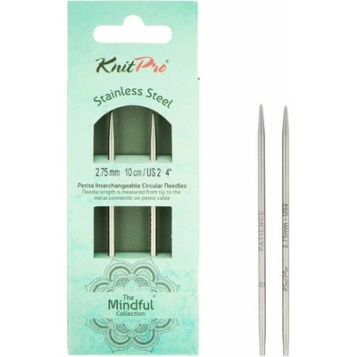 Knitpro Mindful Petite kruhové ihlice 10cm 2,75mm