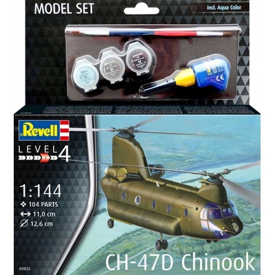 Revell CH-47D Chinook ModelSet 63825 1:144