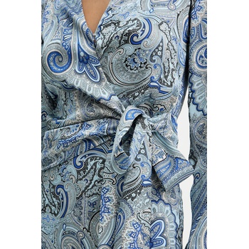 GUESS Блуза Marciano Guess ALANIS дамска в синьо с десен 5YGH11 7298A (5YGH11.7298A)