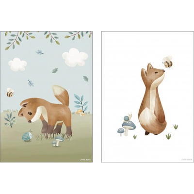 Little Dutch Plagát A3 Forest Friends