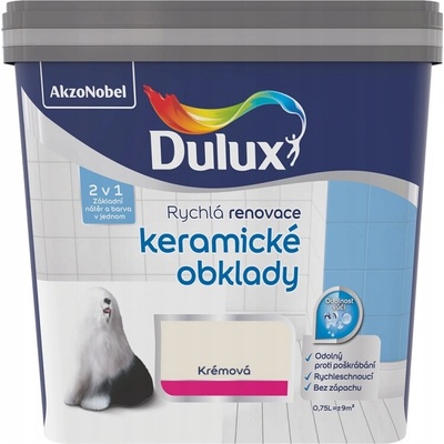 Dulux Renovácia Keramické obklady 0,75 l krémová