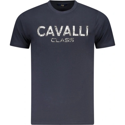 Cavalli class Мъжка тениска с къс ръкав cavalli class, Размер l, Цвят Синьо (txt61gjd060_bl04502)