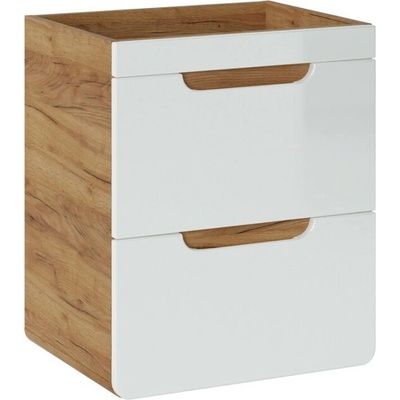 COMAD - Skrinka pod umývadlo 50cm 2 zásuvky ARUBA biela 5907611647202