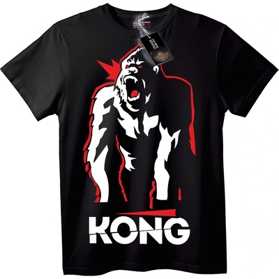 NOONEBRAND Тениска с Кинг Конг - 2XL, Black