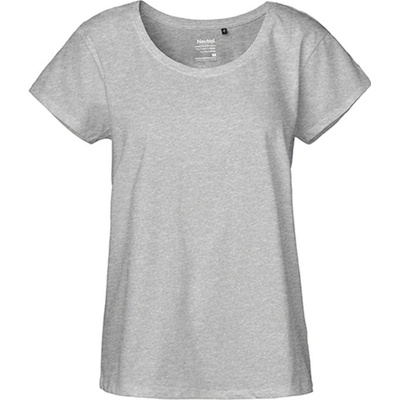Neutral Dámske tričko Loose Fit z organickej Fairtrade bavlny Športovo šedá