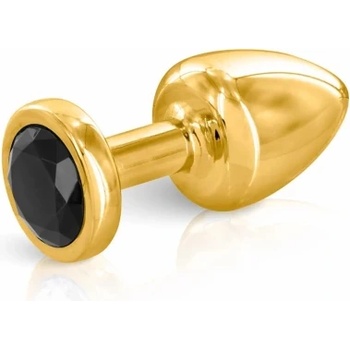 Hidden Eden Метално анално бижу Hidden Eden Angel XS черен кристал