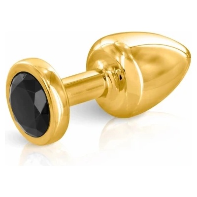 Hidden Eden Метално анално бижу Hidden Eden Angel XS черен кристал