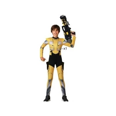 BigBuy Carnival Маскировъчен костюм за деца Робот Жълт Размер 5-6 години