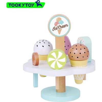 Tooky Toy Дървен сет за сладолед tk135