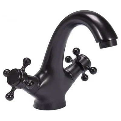 Смесител за мивка fala retro, черен (euro 75807)