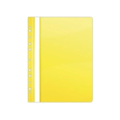 Rýchloviazač, s eurodierovaním, PVC, A4, DONAU, žltý