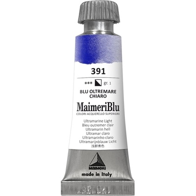 Maimeri Blu Акварелна боя Ultramarine Light 391 12 ml 1 бр (M1609391)
