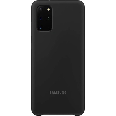 Samsung Silicone Cover Case EF-PG985TB - оригинален силиконов кейс за Samsung Galaxy S20 Plus (черен)