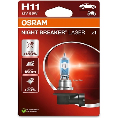 Osram Night Breaker Laser H11 PGJ19-2 12V 55W 64211NL-1BL