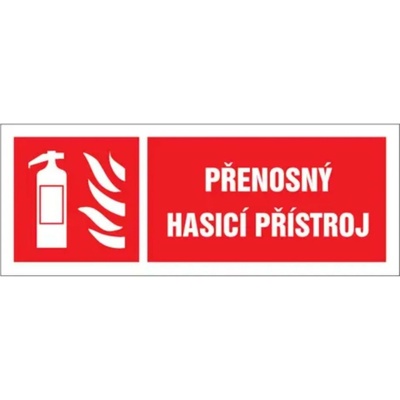 Značka Přenosný hasicí přístroj - samolep. fólie