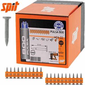 UNI STR Пирони за такер Spit Pulsa 800+, 16, 19, 22, 27, 32 мм, 1000 бр (UNI-011586)
