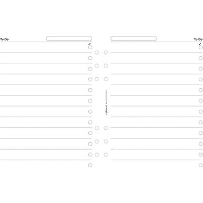 Filofax Seznam úkolů pro diáře, A5, bílá