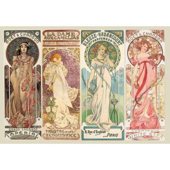 Grafika - Puzzle The Art of Alfons Mucha - 1 000 piese