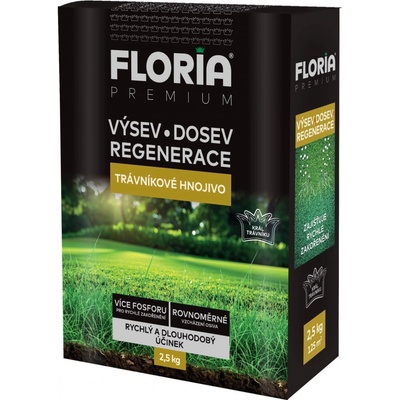 FLORIA Premium Trávníkové hnojivo 2,5 kg