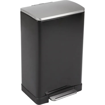 EKO-Europe Кош за отпадъци EKO E-CUBE с педал (40 л) - черен (EKO 926840 - Black)