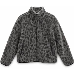 Mazine Дамско поларено яке Mazine Women's Printed Sherpa Jacket Fleece jacket - Grey / Printed (105-6293-0214)