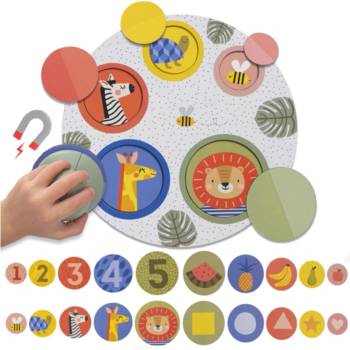 Taf Toys Магнитен пъзел Taf Toys - Peek-A-Boo (TT12885)