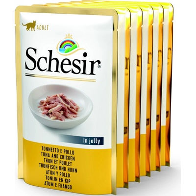 Schesir Cat Adult tuňák a kuře 6 x 85 g