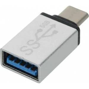 PremiumCord Adapter USB 3.1 C/Men - USB 3.0 A/Zenski, Silver, OTG