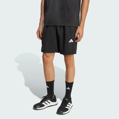 adidas WORKOUT ESSENTIALS BASE WOVEN SHORT Černá Bílá
