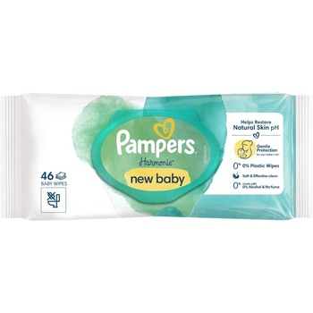 Pampers Harmonie Нови бебешки мокри кърпички 46бр (8006540815885)