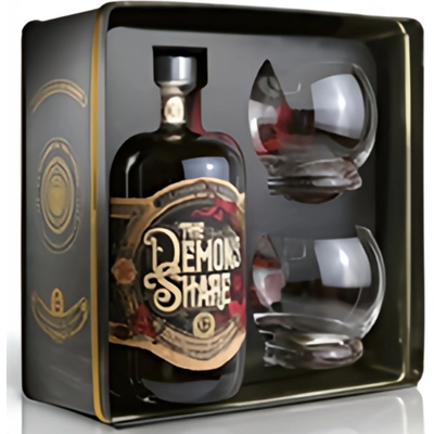 The Demon's Share 12y 40% 0,7 l (dárkové balení 2 sklenice)