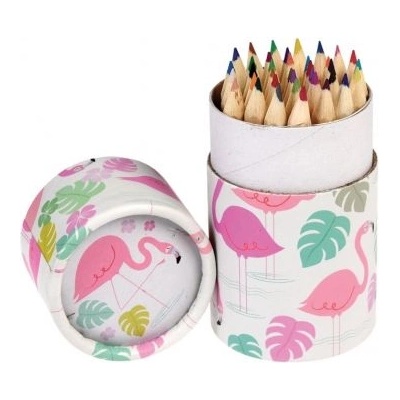 Rex London - Комплект цветни моливи в кутия - Фламинго - 36 броя (27576)
