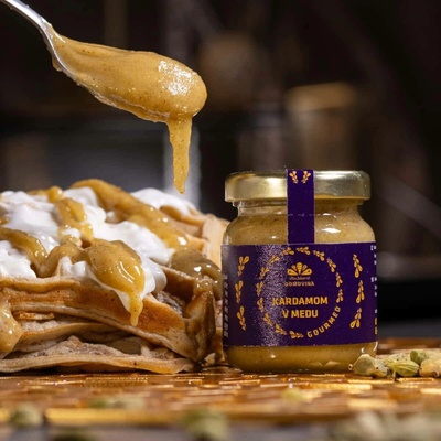 Včelařství Domovina Gourmed kardamom v medu 75 g